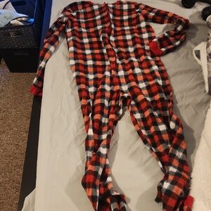 George Red and Black Plaid Kids Pajama Set